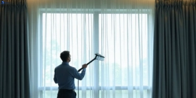 Commercial curtain stain removal service daisy-hill hotels offices restaurants