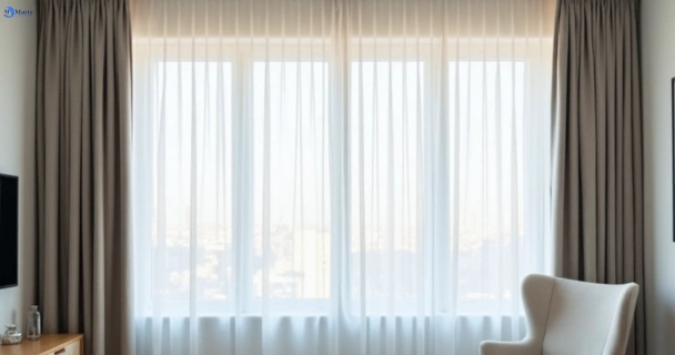 Freshly steam cleaned curtains in daisy-hill QLD